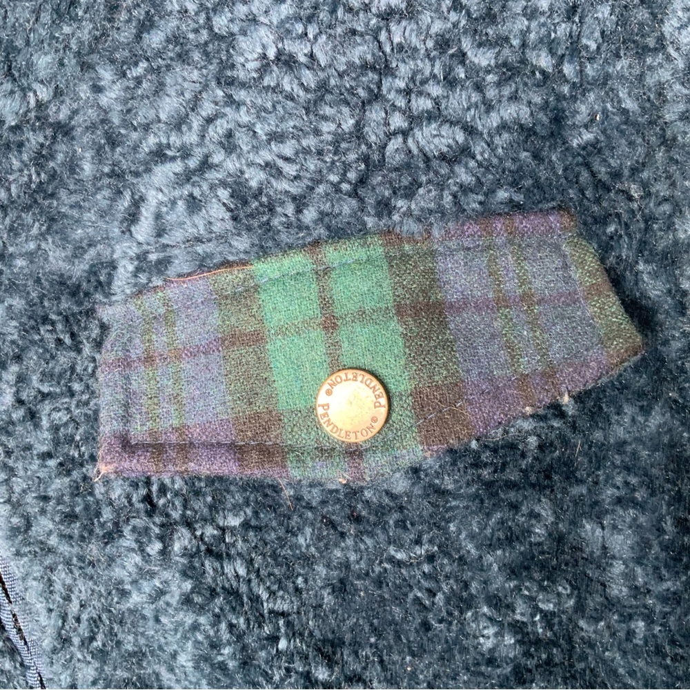 Pendleton Full Zip Fleece Blue/Green Jacket. Women’s S I’ve Medium. - Picture 3 of 7